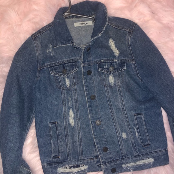 Dark denim jacket - Picture 1 of 5